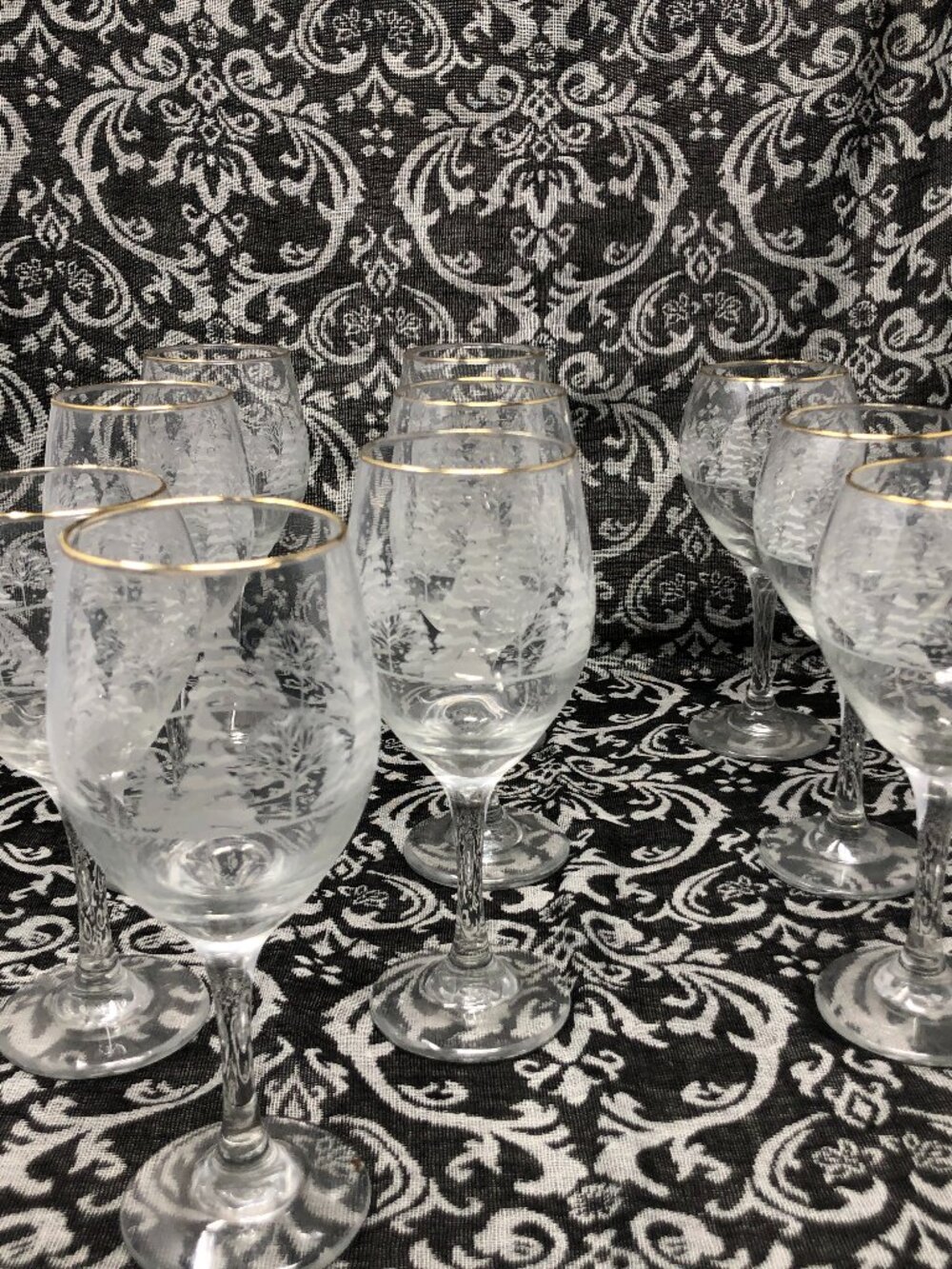 Arby’s Christmas Winter Wonderland Libbey / Lynn’s China Wine Glasses – Set of 1
